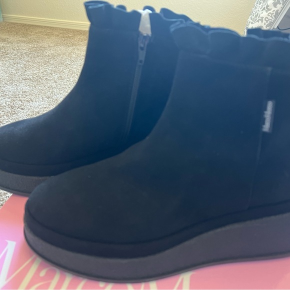 Marco Moreo Madison Boots, Black Suede NEW - Picture 8 of 10